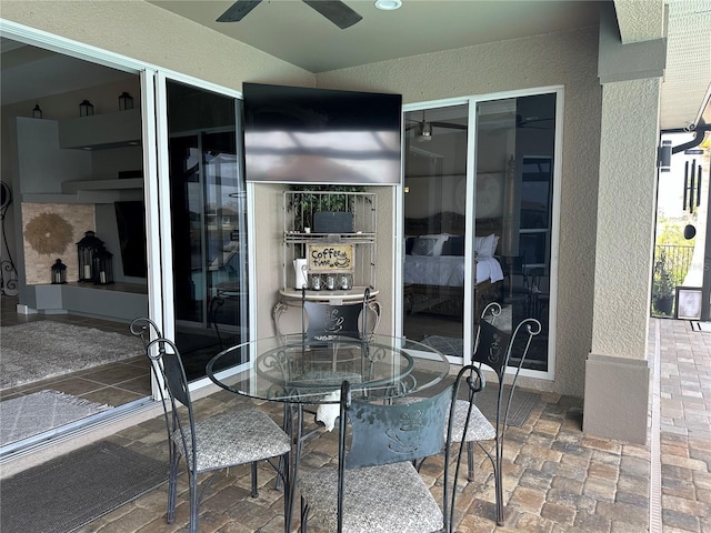 view of patio / terrace featuring outdoor dining area