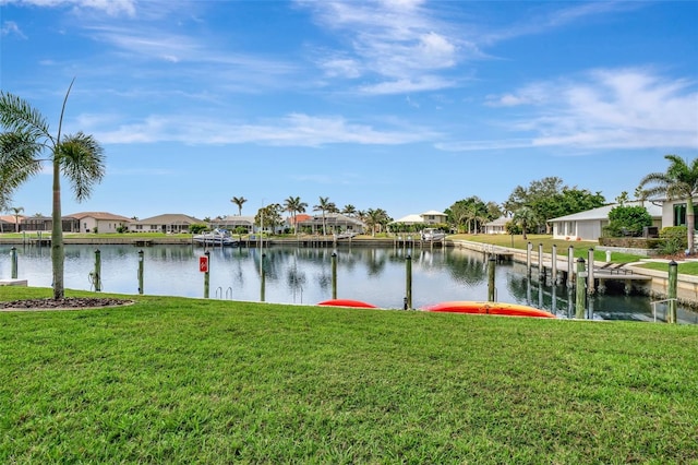 property view of water