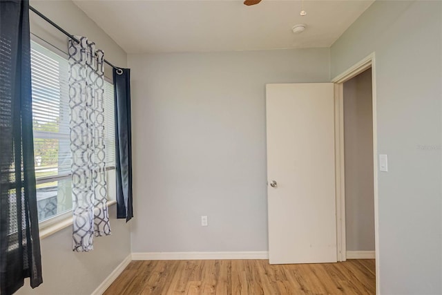 11369 1st Ave, Punta Gorda, FL 33955 - spare room with ceiling fan and light wood-type flooring