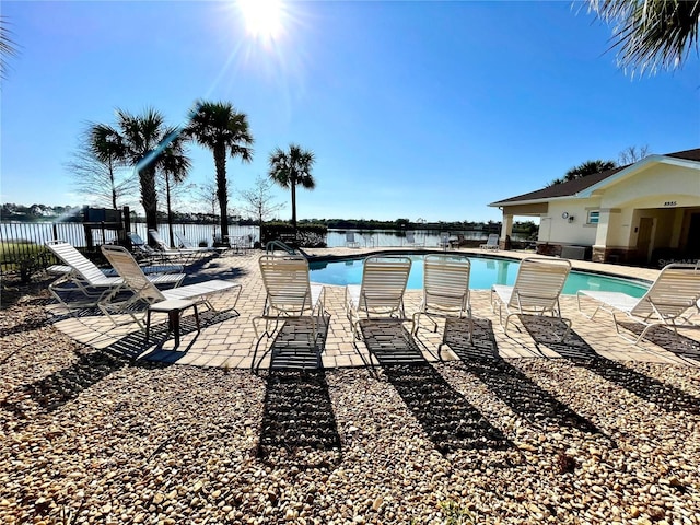 8858 Tuscany Isles Dr, Punta Gorda, FL 33950 - view of pool featuring a patio area and a water view