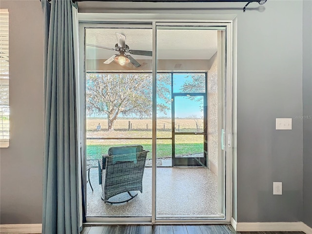 8858 Tuscany Isles Dr, Punta Gorda, FL 33950 - entryway featuring ceiling fan