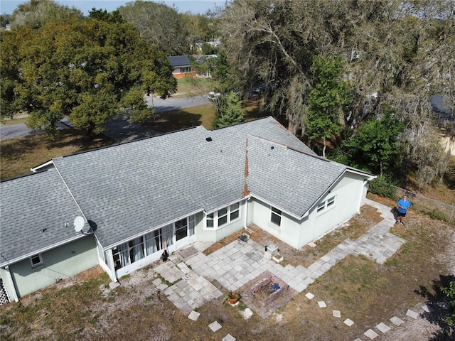 drone / aerial view