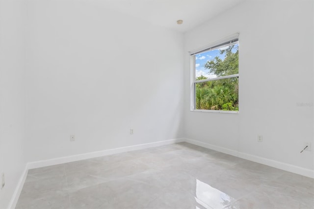 view of empty room