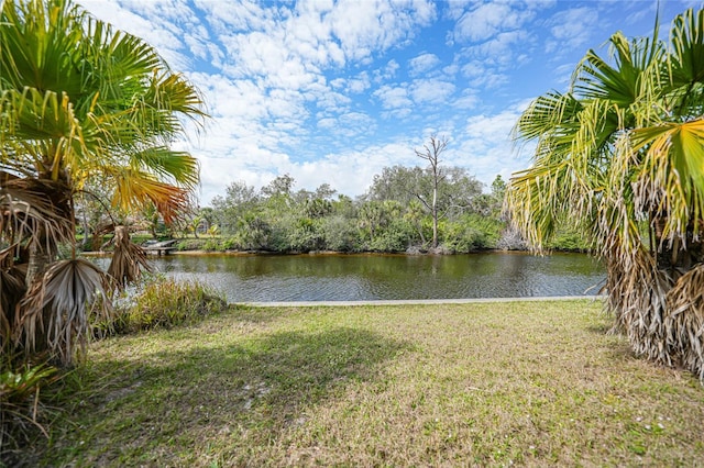 view of water feature