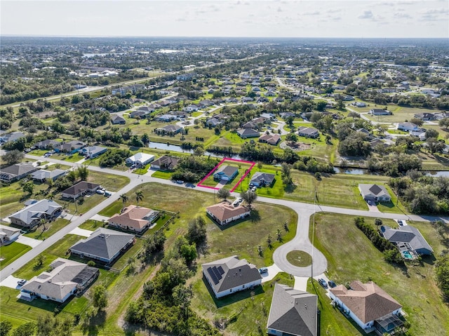 birds eye view of property featuring a residential view