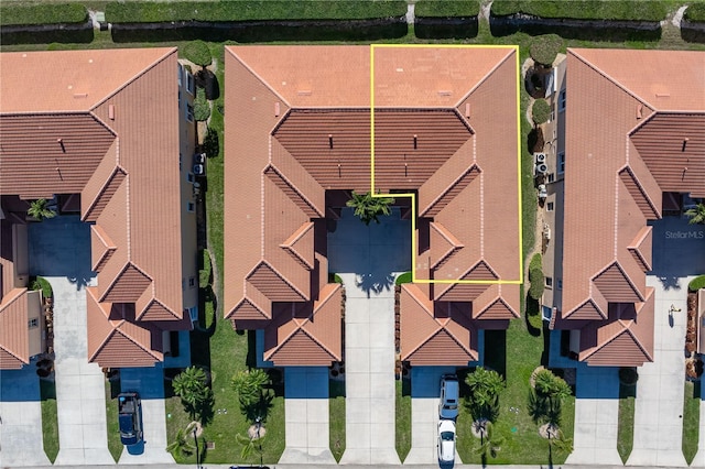 bird's eye view featuring a residential view