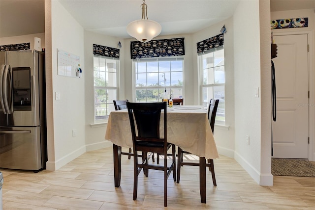 view of dining room