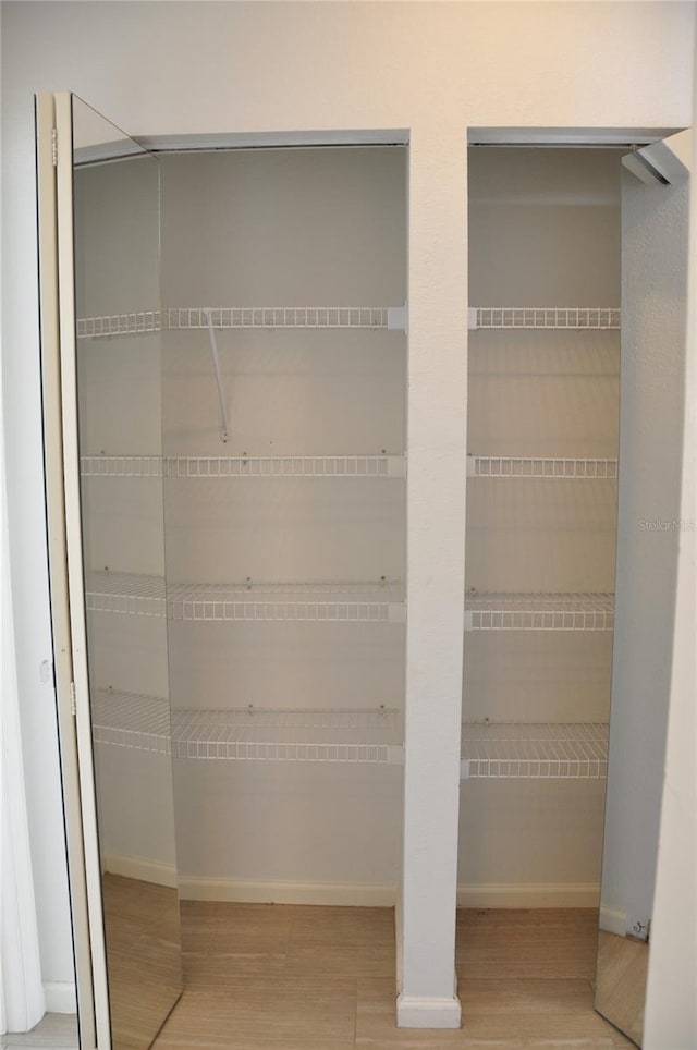 view of closet