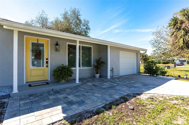 exterior space with driveway