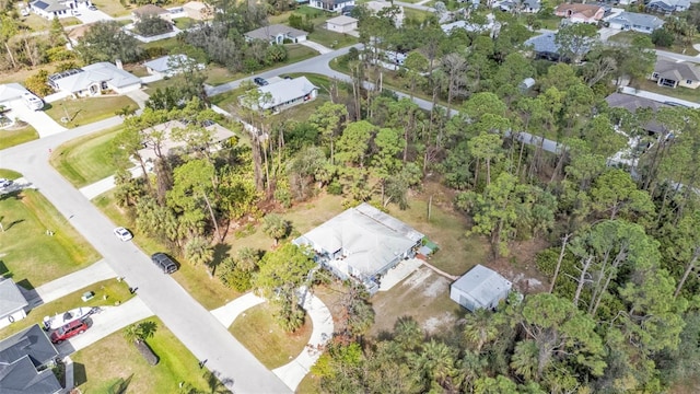 bird's eye view featuring a residential view