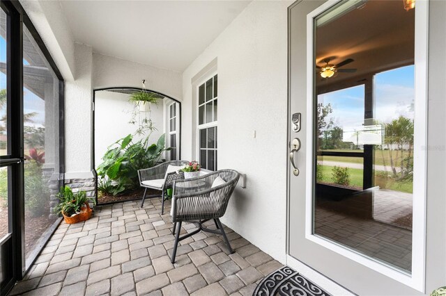 16265 Juarez Cir, Punta Gorda, FL 33955 - sunroom / solarium with ceiling fan