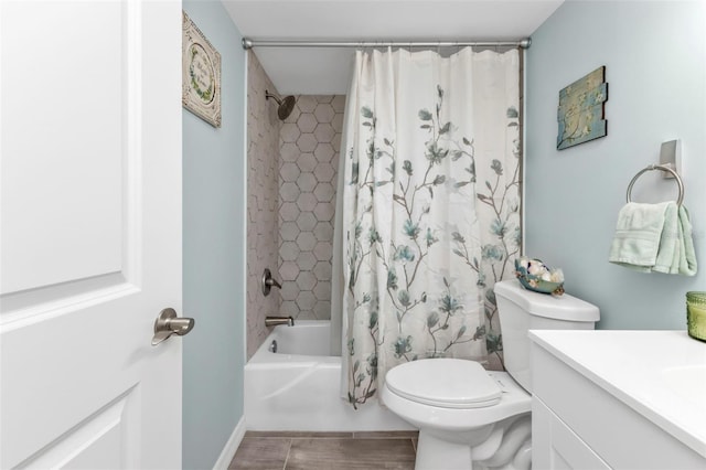 21287 Gertrude Ave Unit 106, Port Charlotte, FL 33952 - full bath with shower / bath combo, vanity, and toilet
