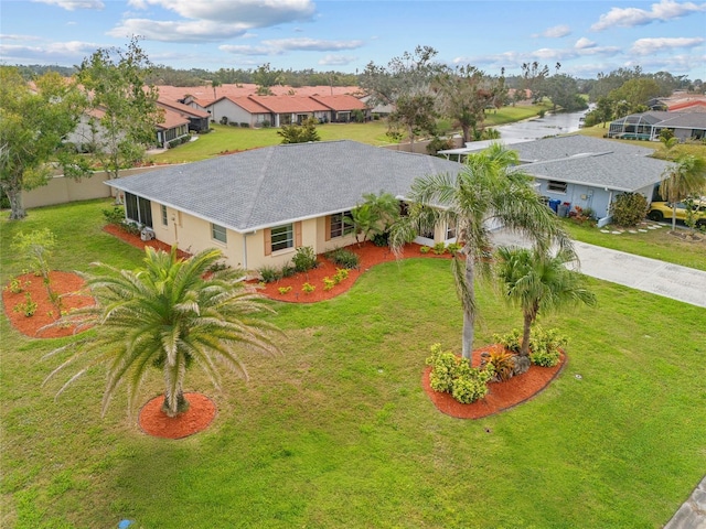 bird's eye view featuring a residential view