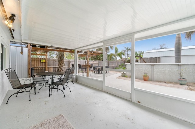 23475 Harper Ave, Port Charlotte, FL 33980 - sunroom with outdoor dining space