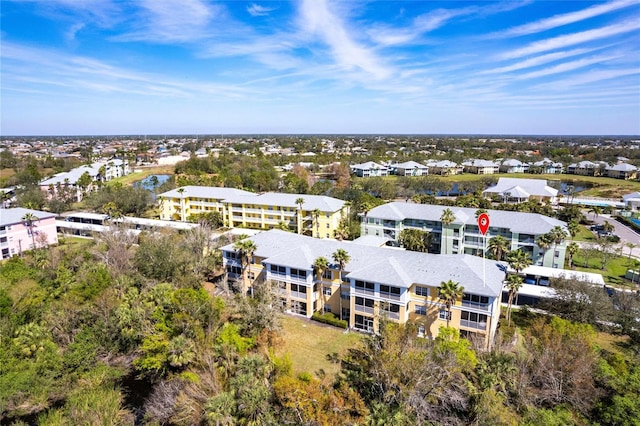 drone / aerial view featuring a residential view