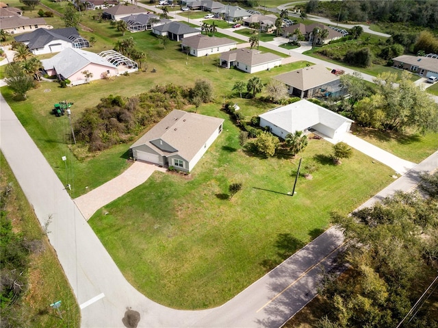 bird's eye view featuring a residential view