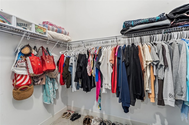 view of spacious closet