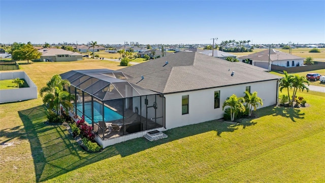 bird's eye view featuring a residential view