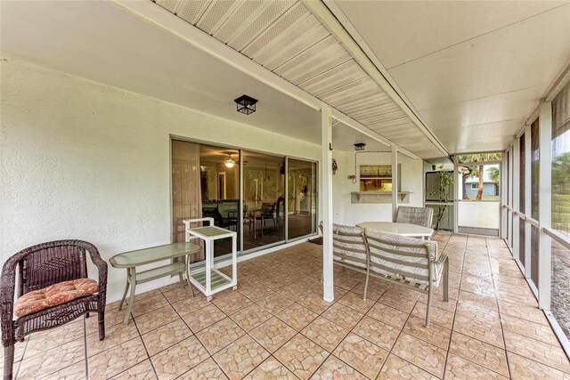 1052 Hinton St, Port Charlotte, FL 33952 - view of sunroom / solarium