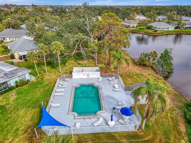 3 Bermuda Cir Unit 49, Englewood, FL 34223 - aerial view of a nearby body of water and a pool