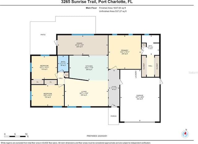 3265 Sunrise Trl, Port Charlotte, FL 33952 - view of floor plan / room layout