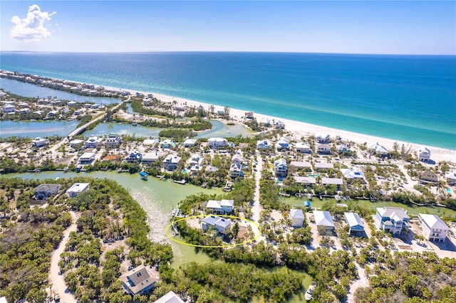 20 Palm Dr, Placida, FL 33946 - aerial perspective of suburban area with extended coastline