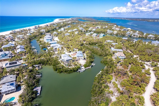 20 Palm Dr, Placida, FL 33946 - aerial view of residential area featuring a large body of water