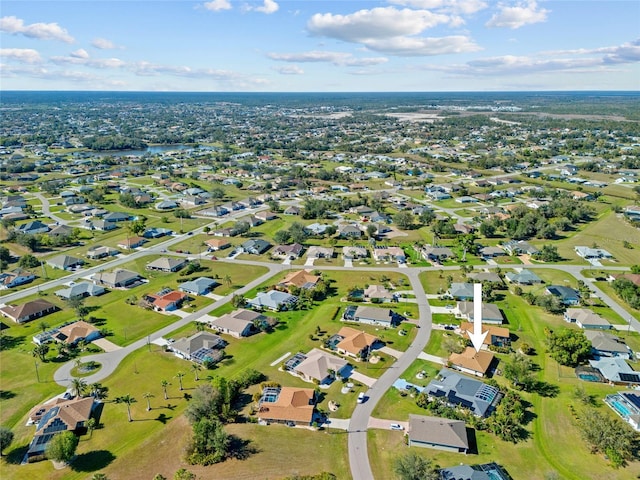 birds eye view of property featuring a residential view