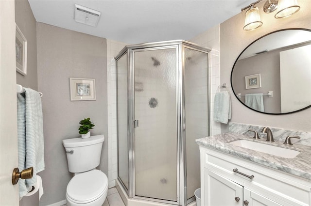25100 Sandhill Blvd Unit R104, Punta Gorda, FL 33983 - full bath with toilet, a shower stall, and vanity