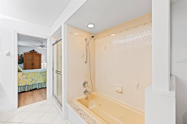 12130 Siesta Dr, Fort Myers Beach, FL 33931 - ensuite bathroom with tile patterned flooring and ensuite bath