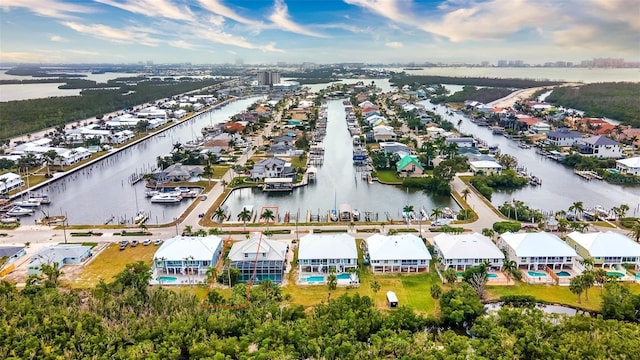 12130 Siesta Dr, Fort Myers Beach, FL 33931 - birds eye view of property with a water view