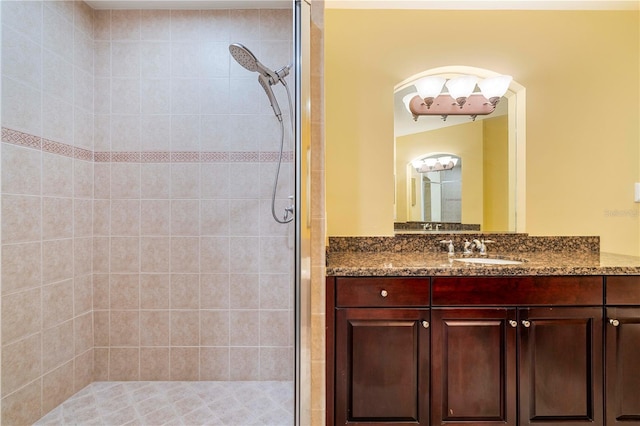 85 Vivante Blvd Unit 8542, Punta Gorda, FL 33950 - bathroom featuring a tile shower and vanity