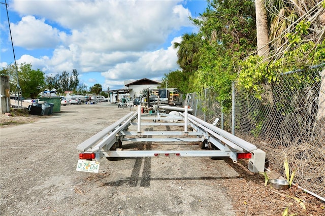 exterior space featuring fence