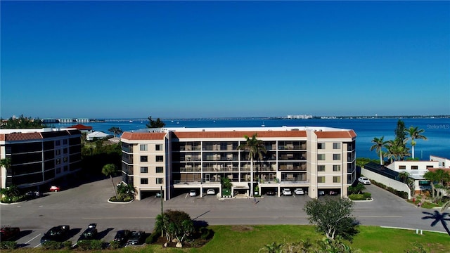 view of property featuring a water view