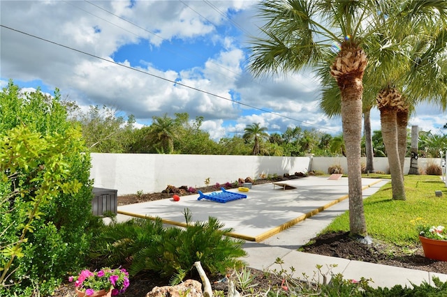 view of patio / terrace featuring a fenced backyard