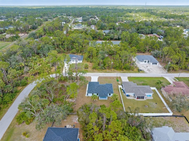 birds eye view of property featuring a residential view