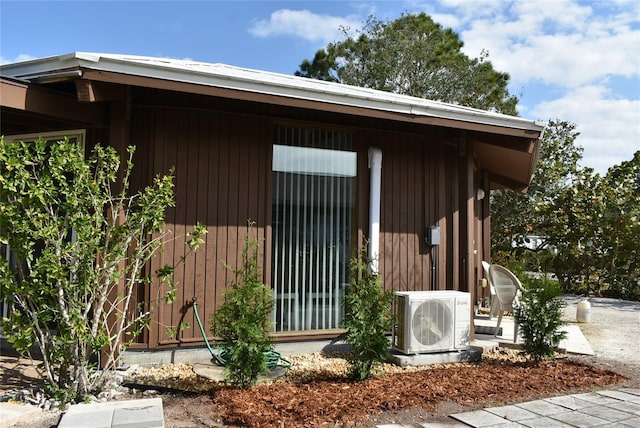 exterior space featuring ac unit