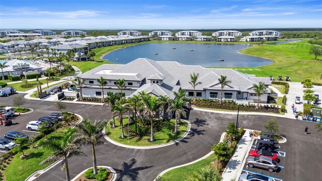14724 Cherry Blossom Way, Punta Gorda, FL 33955 - drone / aerial view with a residential view and a water view