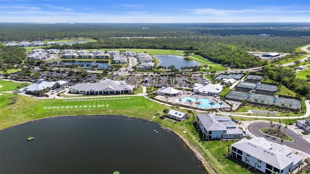 14724 Cherry Blossom Way, Punta Gorda, FL 33955 - birds eye view of property with a water view