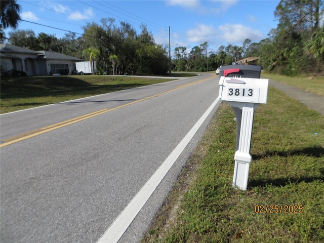 view of road