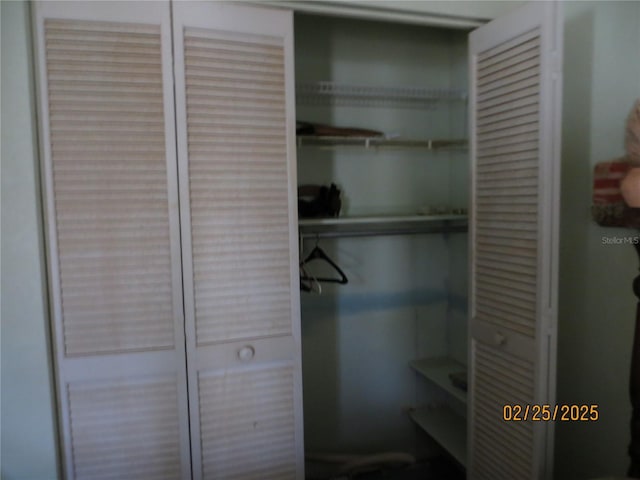 view of closet