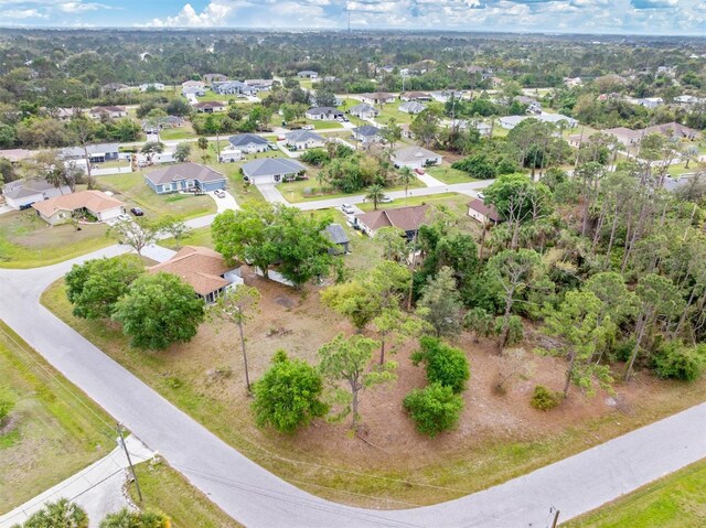 drone / aerial view featuring a residential view