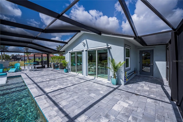 129 Barre Dr NW, Port Charlotte, FL 33952 - view of patio featuring a lanai