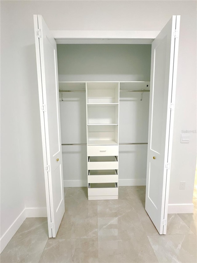 view of closet