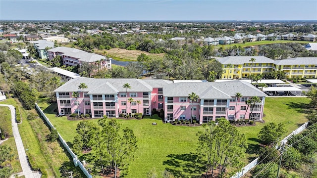 bird's eye view featuring a residential view