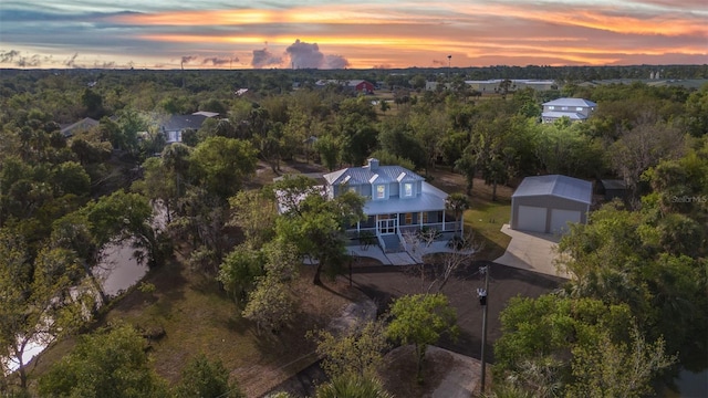 drone / aerial view