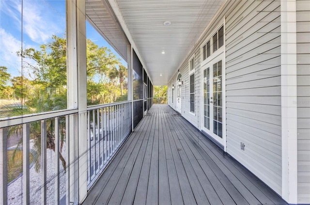 view of deck
