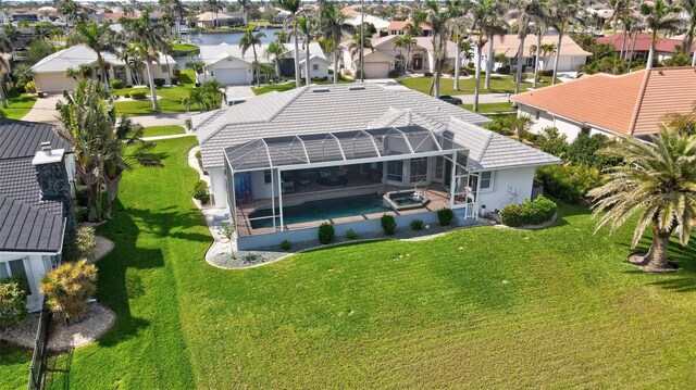 507 Monaco Dr, Punta Gorda, FL 33950 - aerial perspective of suburban area with a nearby body of water