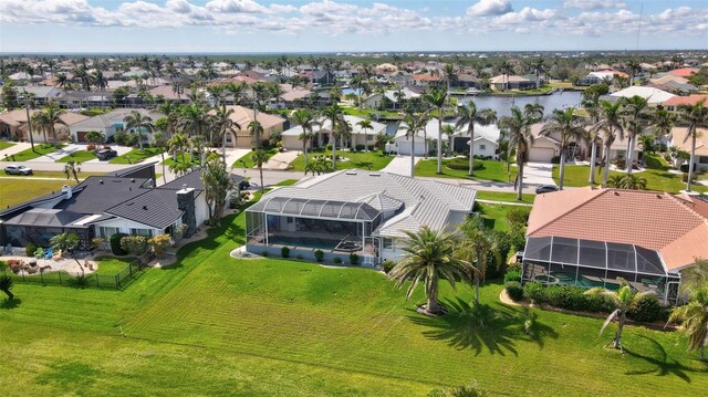 507 Monaco Dr, Punta Gorda, FL 33950 - aerial perspective of suburban area with a nearby body of water