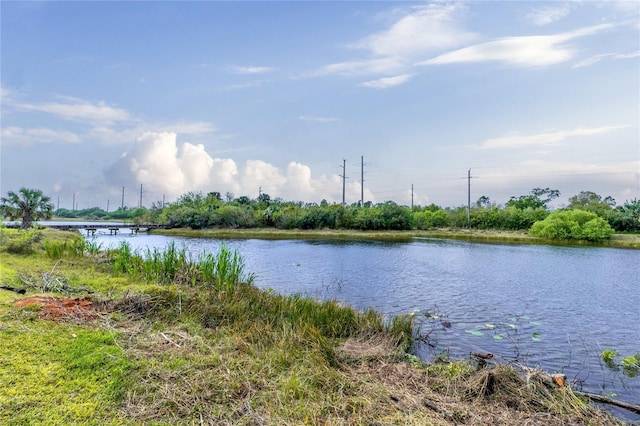 property view of water